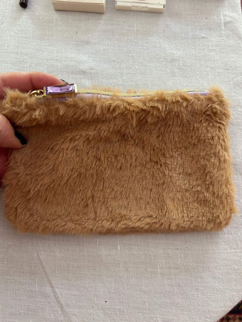 Ipsy 4 New Cosmetic Pouches with 10 sample products & 4 makeup brushes; Unused! - Picture 8 of 16